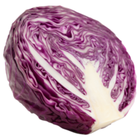 Red cabbage cutout, Png file