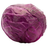 Red cabbage cutout, Png file