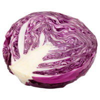 Red cabbage cutout, Png file