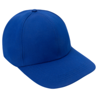 Blue cap mockup cutout, Png file