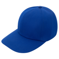 Blue cap mockup cutout, Png file