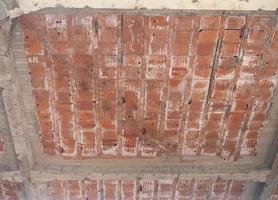 concrete and brick slab photo