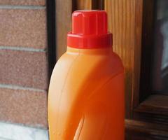 disposable plastic detergent bottle photo