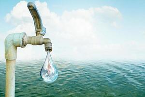 dia Mundial del Agua. agua del grifo. foto