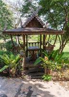 Old wooden pavilion. photo