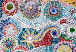 Mosaic ceramic tile photo