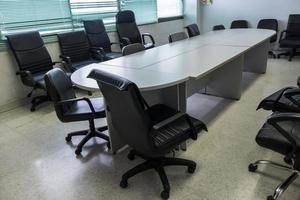 The empty meeting room. photo