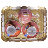 ancient china coffee cup tray transparent PNG