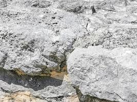 Texture pattern of Tulum ruins Mayan site temple pyramids Mexico. photo