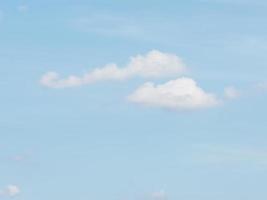 Background white cloud on Blue Sky photo