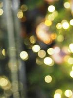 Bokeh Effect light Background photo