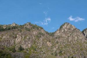 sendero en madriu perafita claror valle en andorra, sitio del patrimonio mundial de la unesco foto