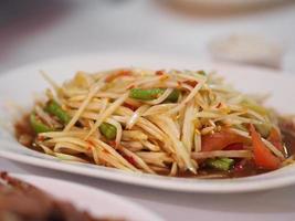 Papaya Salad with Salted Crab and Fermented Fish photo