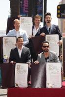 LOS ANGELES, APR 22 - Backstreet Boys at the ceremony for the Backstreet Boys Star on the Walk of Fame at the Hollywood Walk of Fame on April 22, 2013 in Los Angeles, CA photo