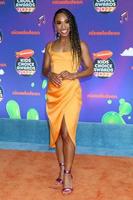 LOS ANGELES  APR 9 - Tiffany Daniels at the 2022 Kids Choice Awards at Barker Hanger on April 9, 2022 in Santa Monica, CA photo