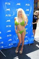 LOS ANGELES, JUL 31 - Courtney Stodden at the PETA Pinks Veggie Hot Dog Event at the Hollywood and Highland on July 31, 2013 in Los Angeles, CA photo