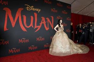 LOS ANGELES  MAR 9 - Yifei Liu at the Mulan Premiere at the Dolby Theater on March 9, 2020 in Los Angeles, CA photo