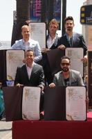 LOS ANGELES, APR 22 - Backstreet Boys at the ceremony for the Backstreet Boys Star on the Walk of Fame at the Hollywood Walk of Fame on April 22, 2013 in Los Angeles, CA photo