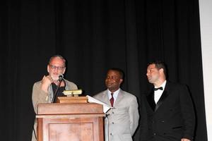 LOS ANGELES, SEP 26 - Robert Englund, Delious Kennedy, Ron Truppa at the Catalina Film Festival Saturday Gala at the Avalon Theater on September 26, 2015 in Avalon, CA photo