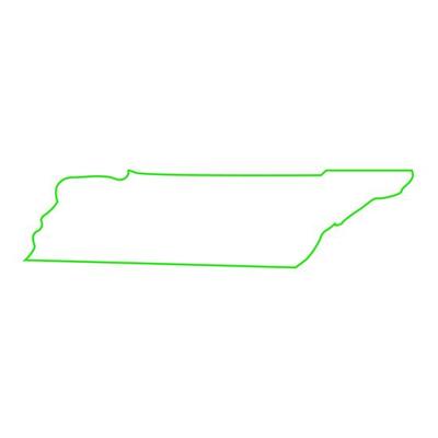 Tennesse map illustrated