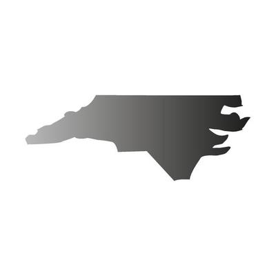 North Carolina map illustrated