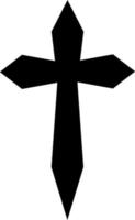 Black Cross Vector