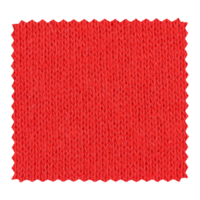 Red zigzag fabric sample transparent PNG