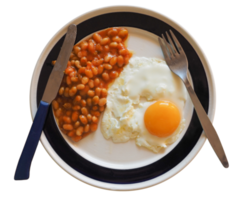 Vegetarian English breakfast transparent PNG