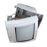 Old TV set transparent PNG