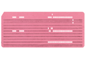 sfondo trasparente della scheda perforata png