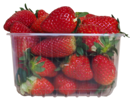 strawberries basket transparent PNG