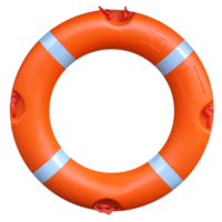 orangefarbener Rettungsring transparentes png