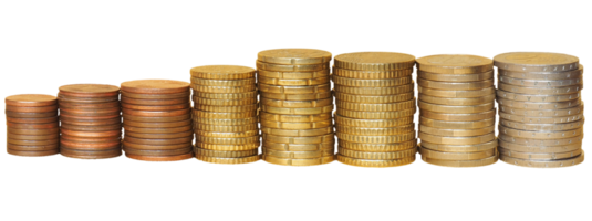 Euro coins, European Union transparent PNG