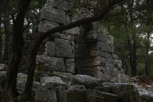 ruinas de phaselis en turquía foto