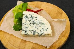 Blue cheese slice photo