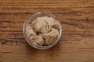 Herring butter spread in the bowl photo