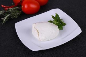 bola de queso mozzarella italiano foto