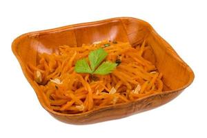 Korean carrot in dish photo