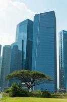 Buildings in Singapore skyline photo