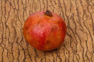 Ripe tasty pomegranate photo