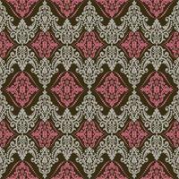 Vector vintage damask pattern design