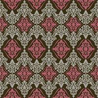Vector vintage damask pattern design