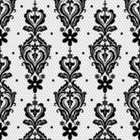 Vector vintage damask pattern design