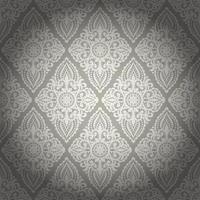 Seamless damask pattern vector