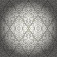 Seamless damask pattern vector