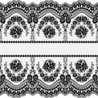 Lace vector fabric seamless pattern