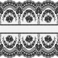 Lace vector fabric seamless pattern