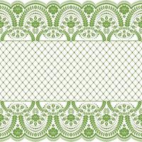 Seamless white floral lace pattern vector