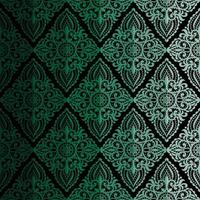 Seamless damask pattern vector