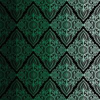 Seamless damask pattern vector